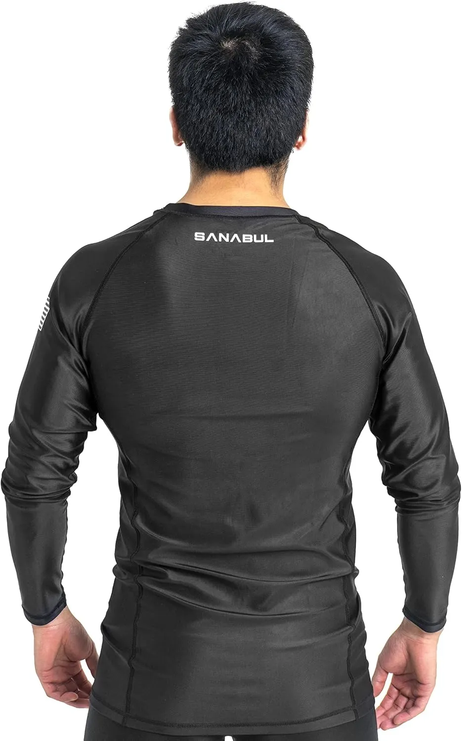 Sanabul NASA Long Sleeve Rash Guard for Men, Compression Shirt for MMA BJJ Wrestling Cross Training, Swim Surf Rash Guard