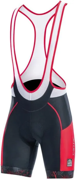 Santic Cycling Bib Shorts Men Padded Cycling Bib Tights Men Bike Bibs with Pocket