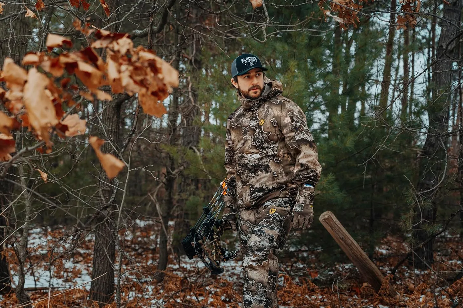 SCENTBLOCKER Drencher Waterproof Insulated 3-in-1 Camo Hunting Jacket for Men