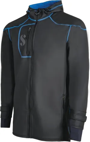 SCUBAPRO Men's Cruise Coat with Fleece Lining, Windproof and Water Resistant Jacket for Watersports, X-Large, Blue