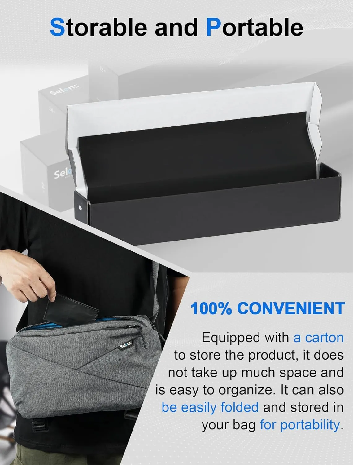 Selens Matte Cinefoil 12inch x 12.5feet Roll, Blcakfoil for Photograph Shaping Light & Masking Light Leaks