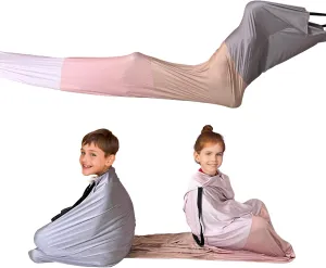 Sensory Compression Tunnel for Kids Play with CPC Certification -10ft Crawl Resistance Tunnel Perfect for kids with Autism ADHD SPD - Ideal for Home & School, Help Children Calm, Relax, Reduce Anxiety