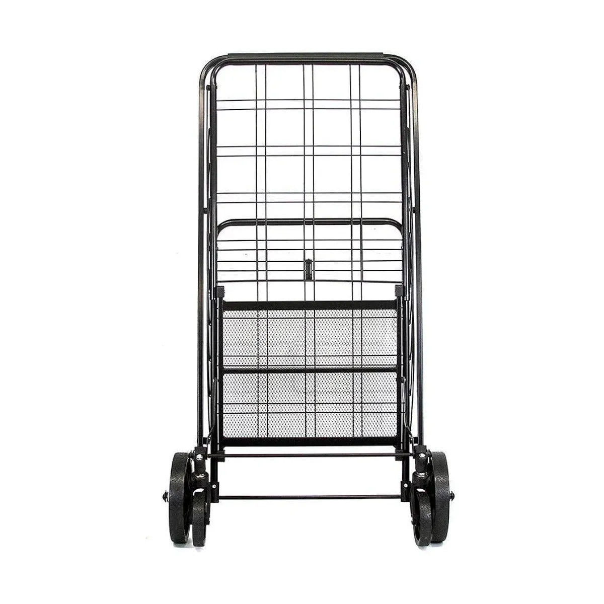 Shopping Basket Trolley, Utility Cart, Foldable Grocery Cart