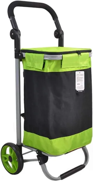 Shopping Trolley,Multi-Function Kitchen Storage Utility-Carts Shopping Grocery Go Out Small Cart/Portable Large Capacity Elderly Walking Assist