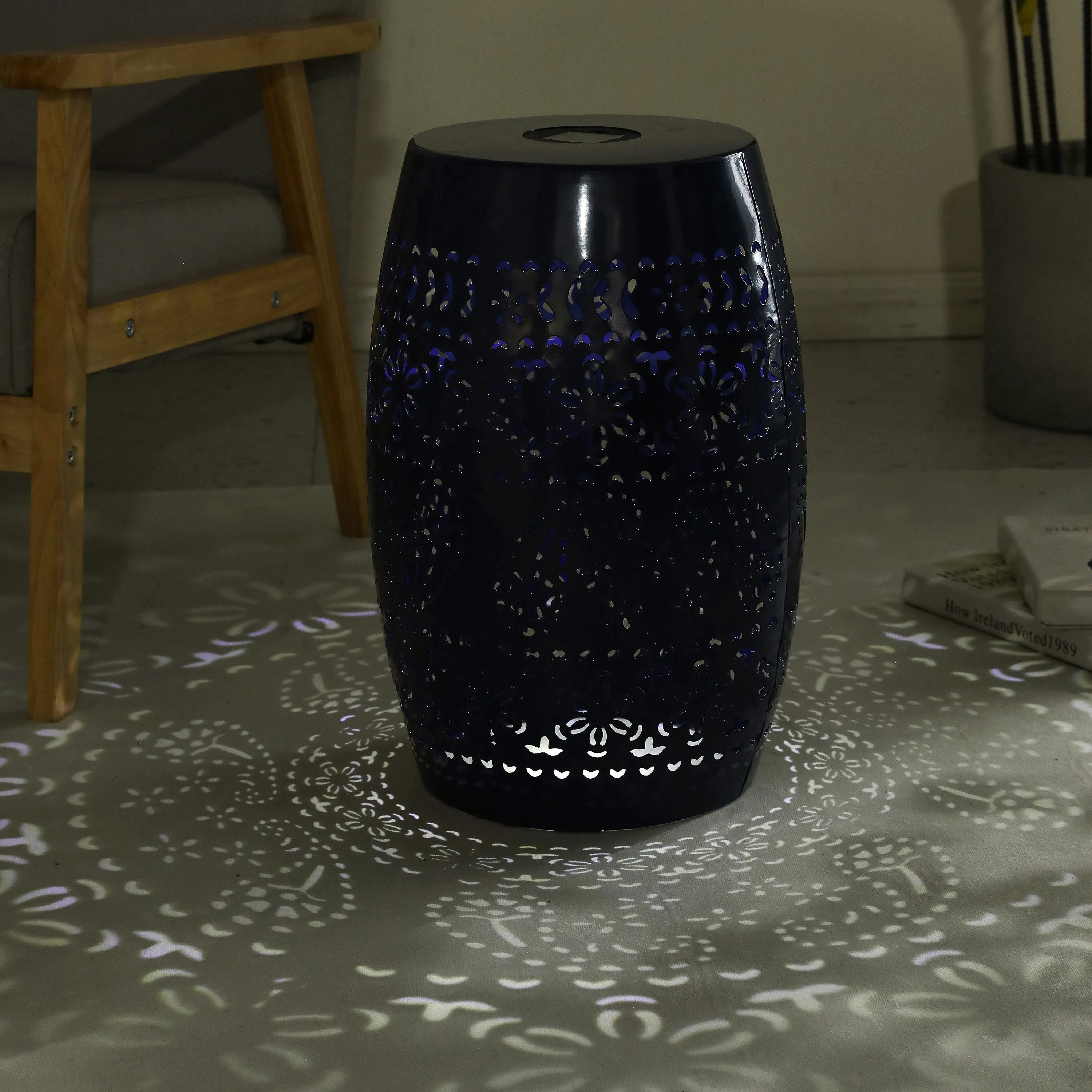 SIDE Table,DARK BLUE COLOR