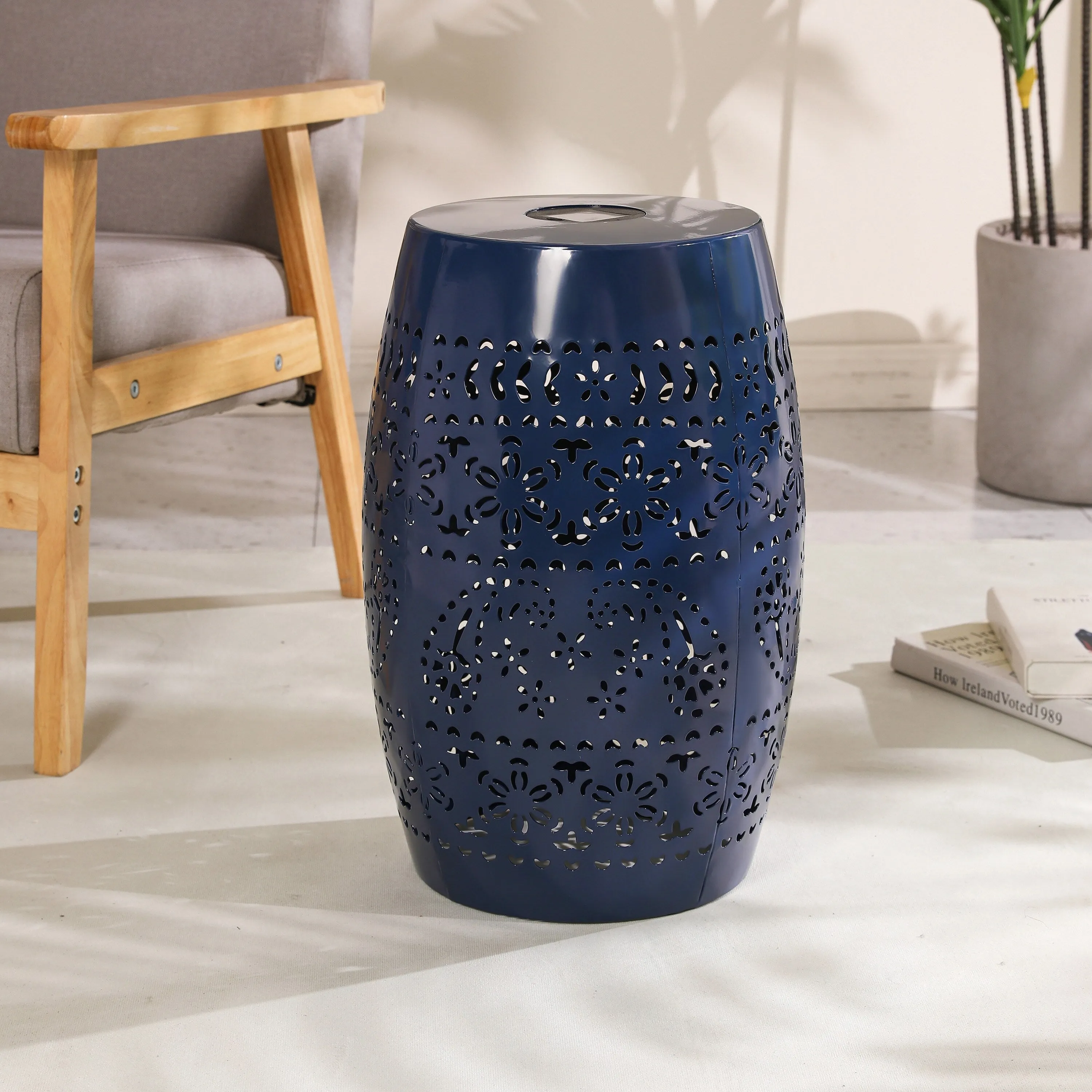 SIDE Table,DARK BLUE COLOR