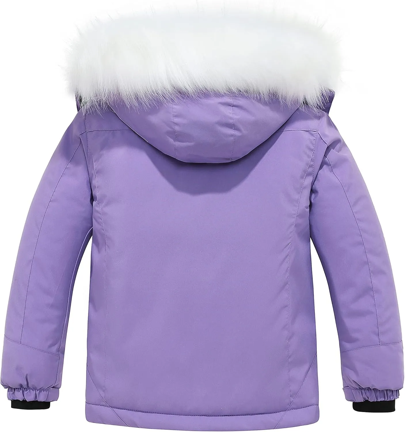 Skieer Girl's Waterproof Ski Jacket Windproof Winter Jacket Hooded Rain Coat