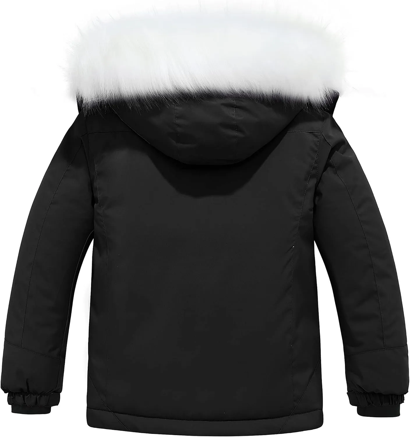 Skieer Girl's Waterproof Ski Jacket Windproof Winter Jacket Hooded Rain Coat