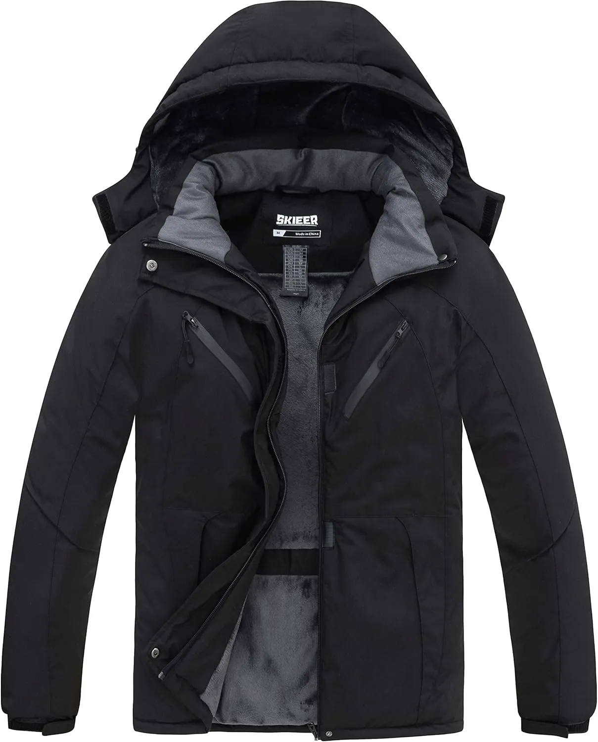 Skieer Women's Ski Jacket Waterproof jacket Warm Winter Coat Hooded Snowboarding Raincoats