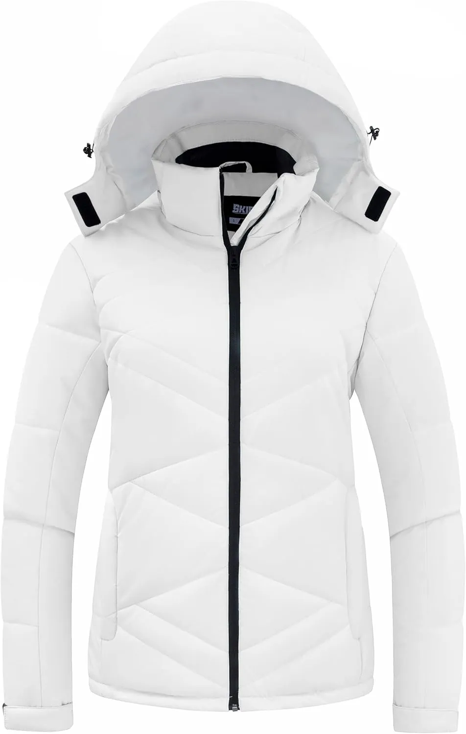 Skieer Women's Waterproof Ski Jacket Warm Snow Winter Coat Mountain Windproof Hooded Raincoat
