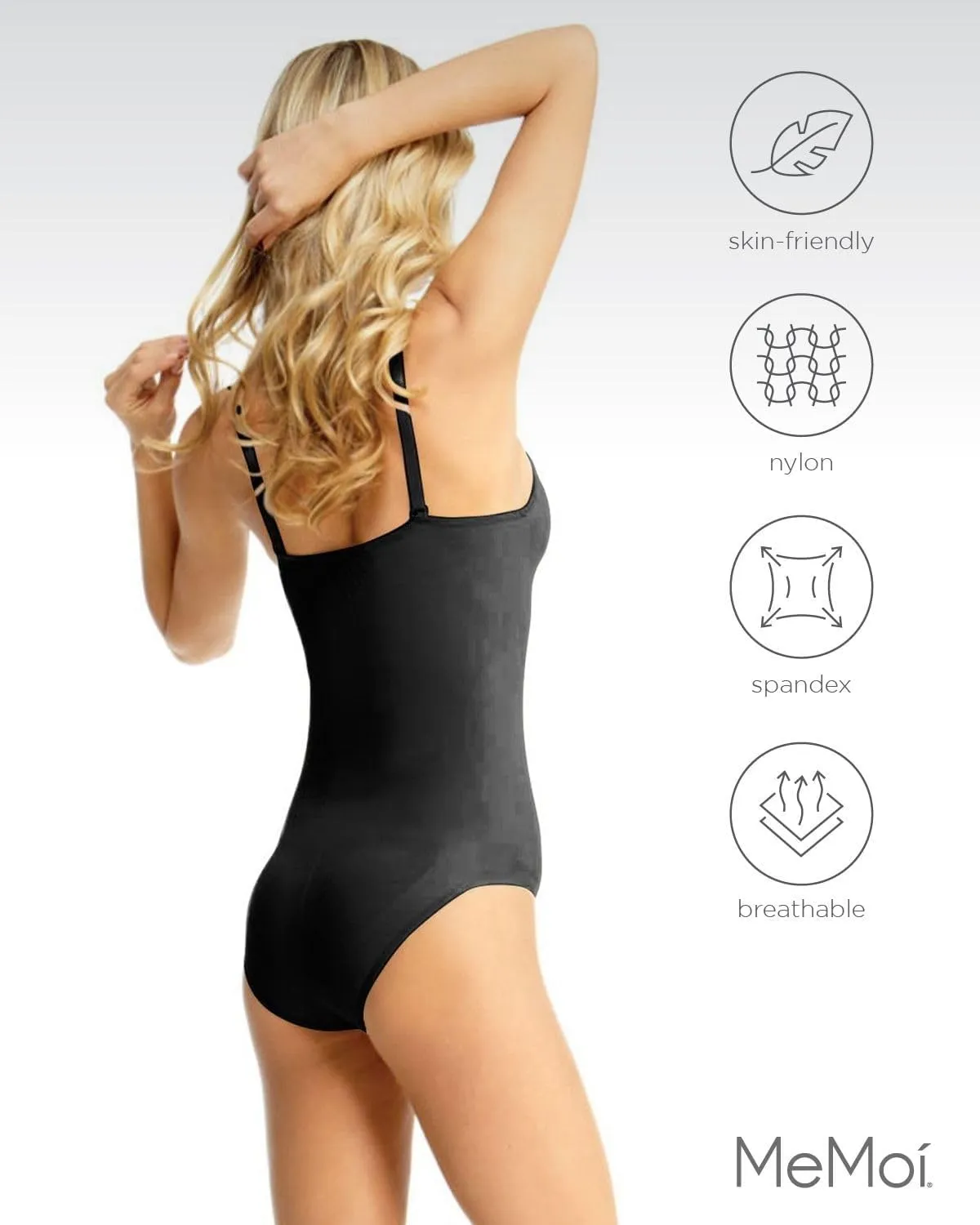 SlimMe Shapewear Bodysuits for Women, Seamless Shapewear Tummy Control, Comfortable Bodysuit for Women - Sizes S-XL
