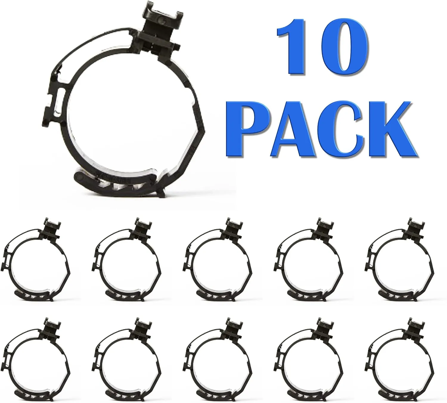 SNS 56-63P Pipe Hanger for 2" sched 40, 2inch EMT-10 Pack, American Made, one Piece Hanger for pies, Cables, Conduit