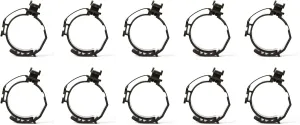 SNS 56-63P Pipe Hanger for 2" sched 40, 2inch EMT-10 Pack, American Made, one Piece Hanger for pies, Cables, Conduit