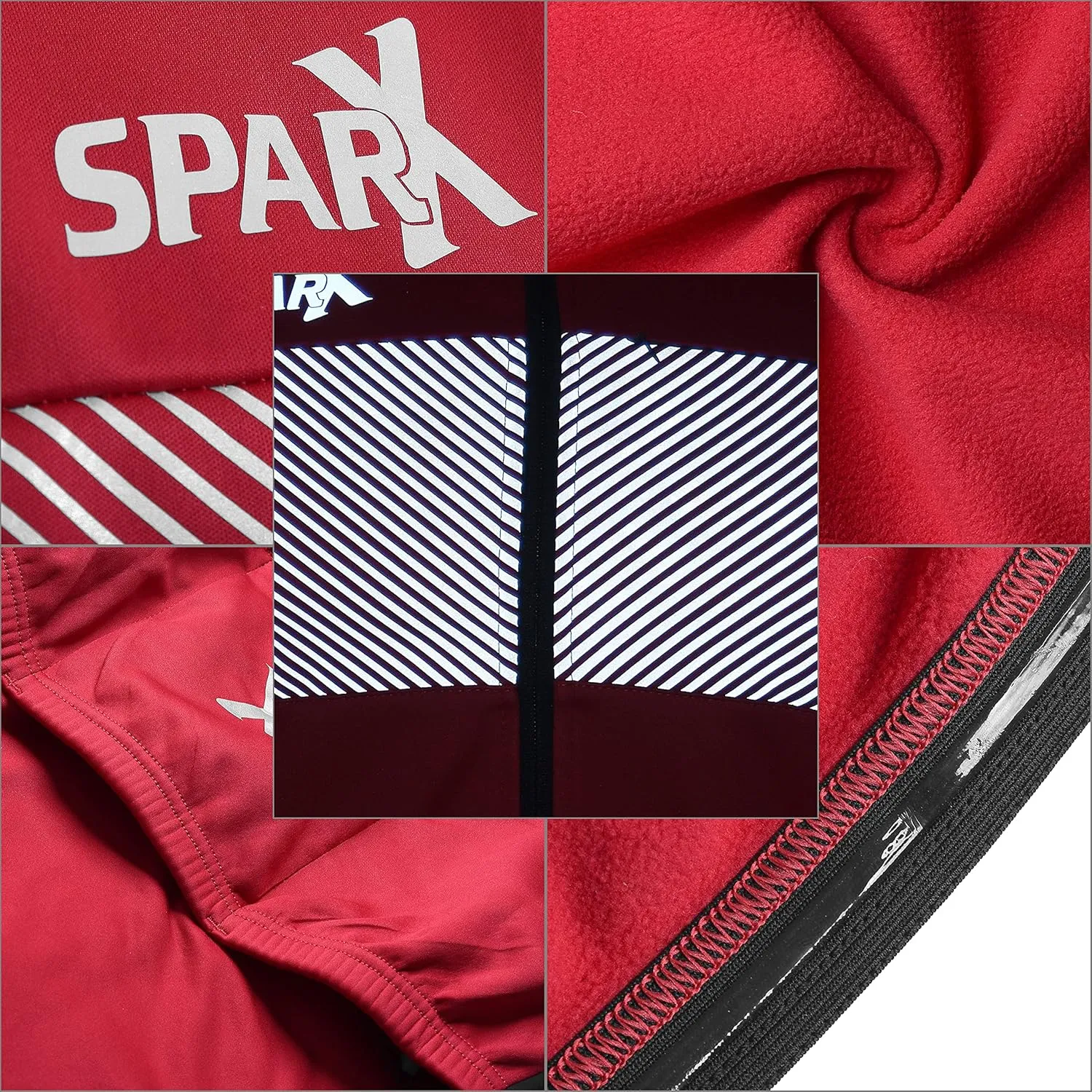 Sparx Mens Winter Softshell Cycling Jacket Windproof Thermal Bike Jacket