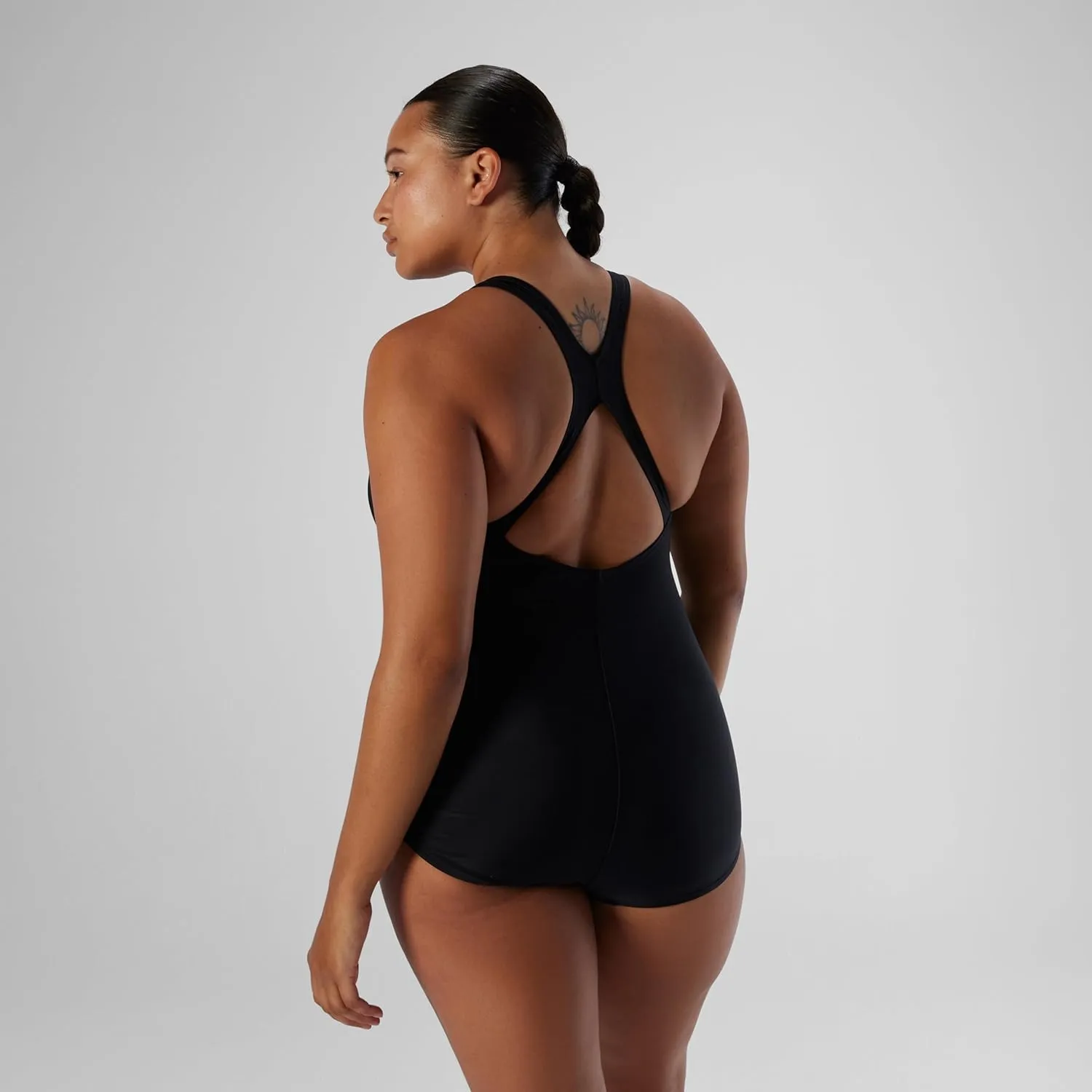 speedo Women's Swimsuit One Piece PowerFlex Princess Seam Ultraback Conservative Cut