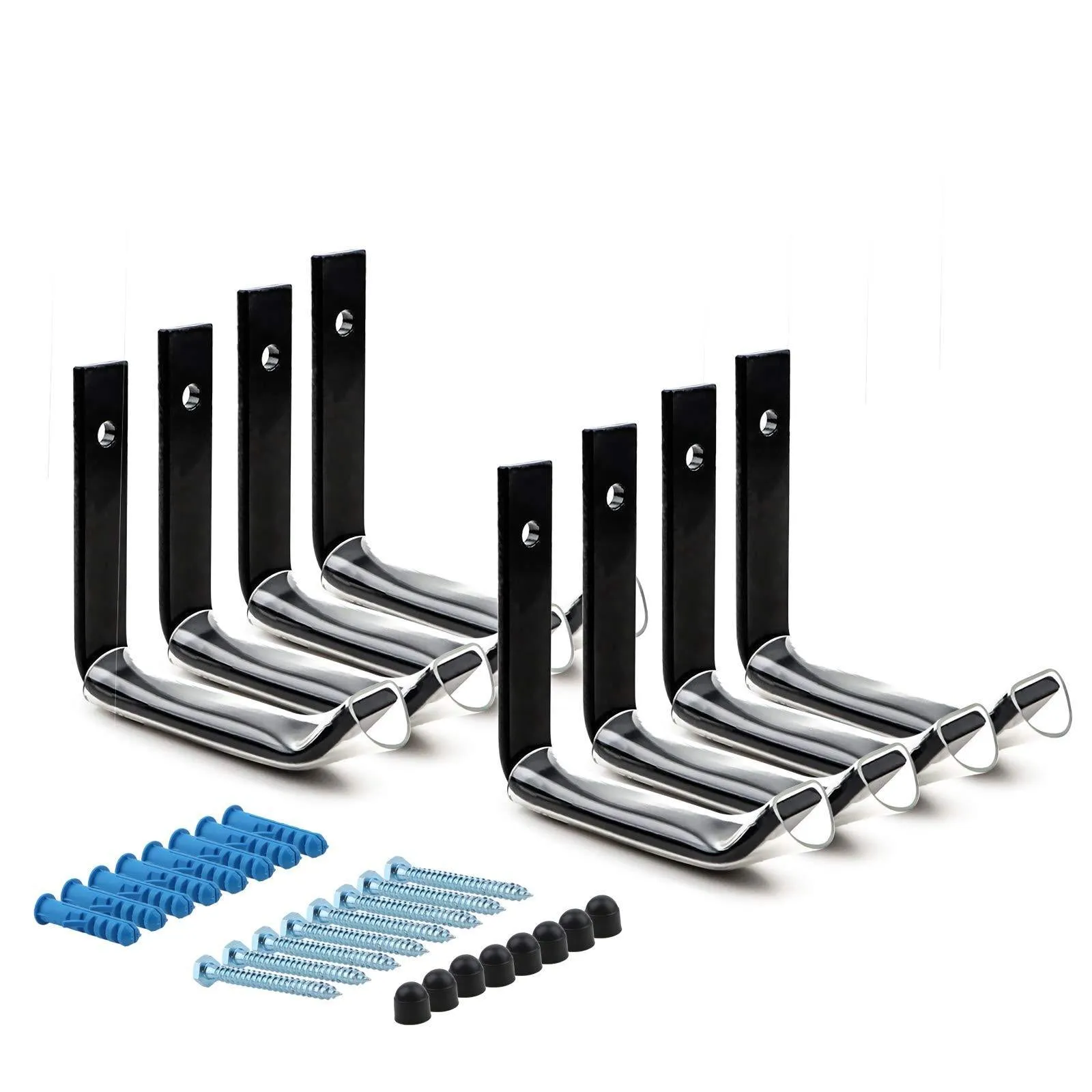 Spurtar Tire Hanger Rack, 8 Pcs of Tire Storage Wall Mount for Garage and Shed- with Screw