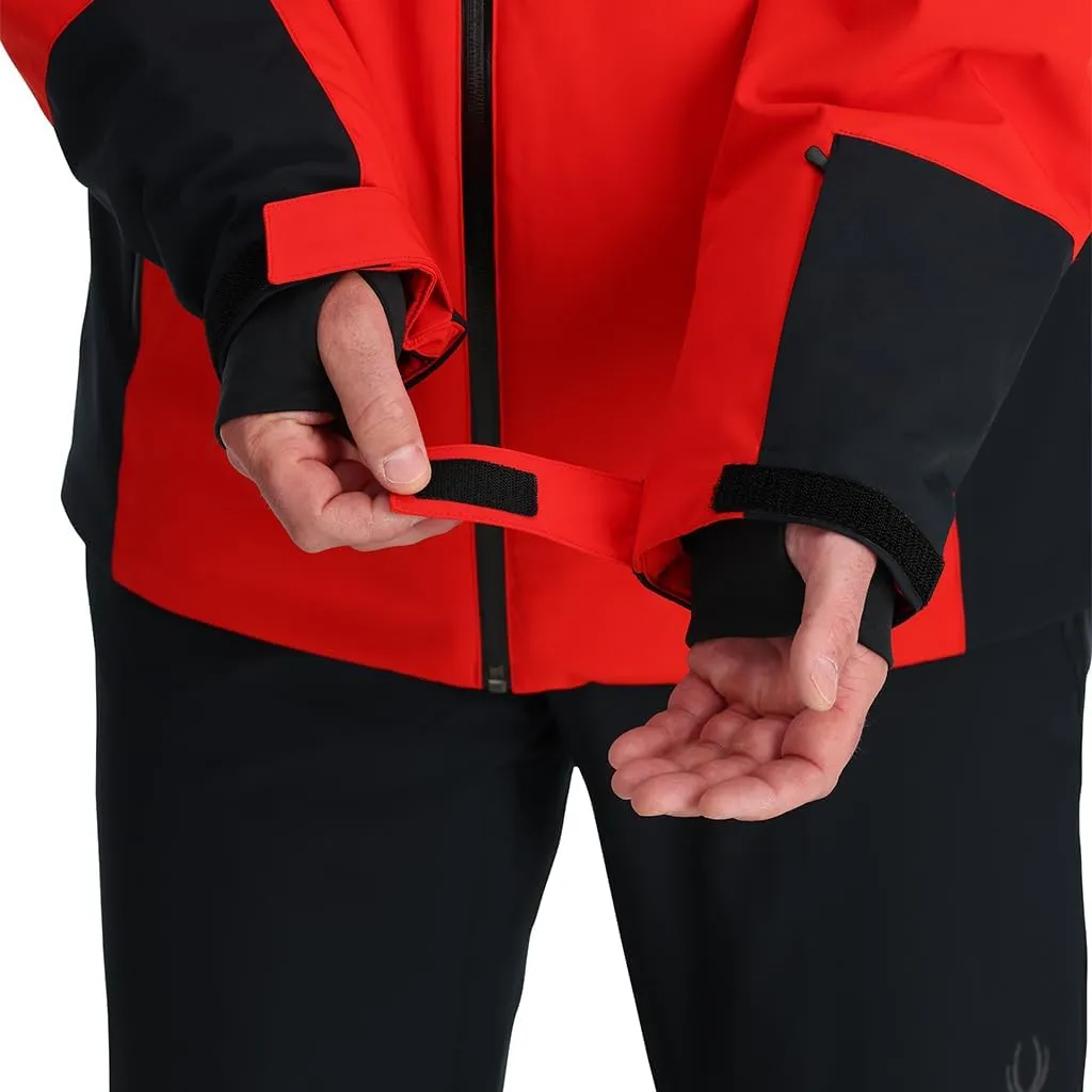 Spyder Men's Contact Insulated Ski Hooded Snow Jacket