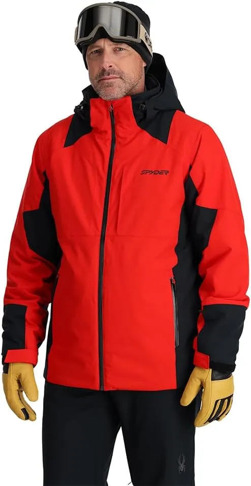 Spyder Men's Contact Insulated Ski Hooded Snow Jacket
