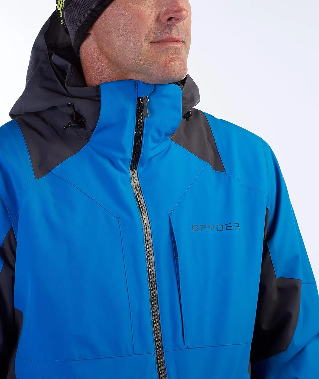 Spyder Men's Contact Insulated Ski Hooded Snow Jacket