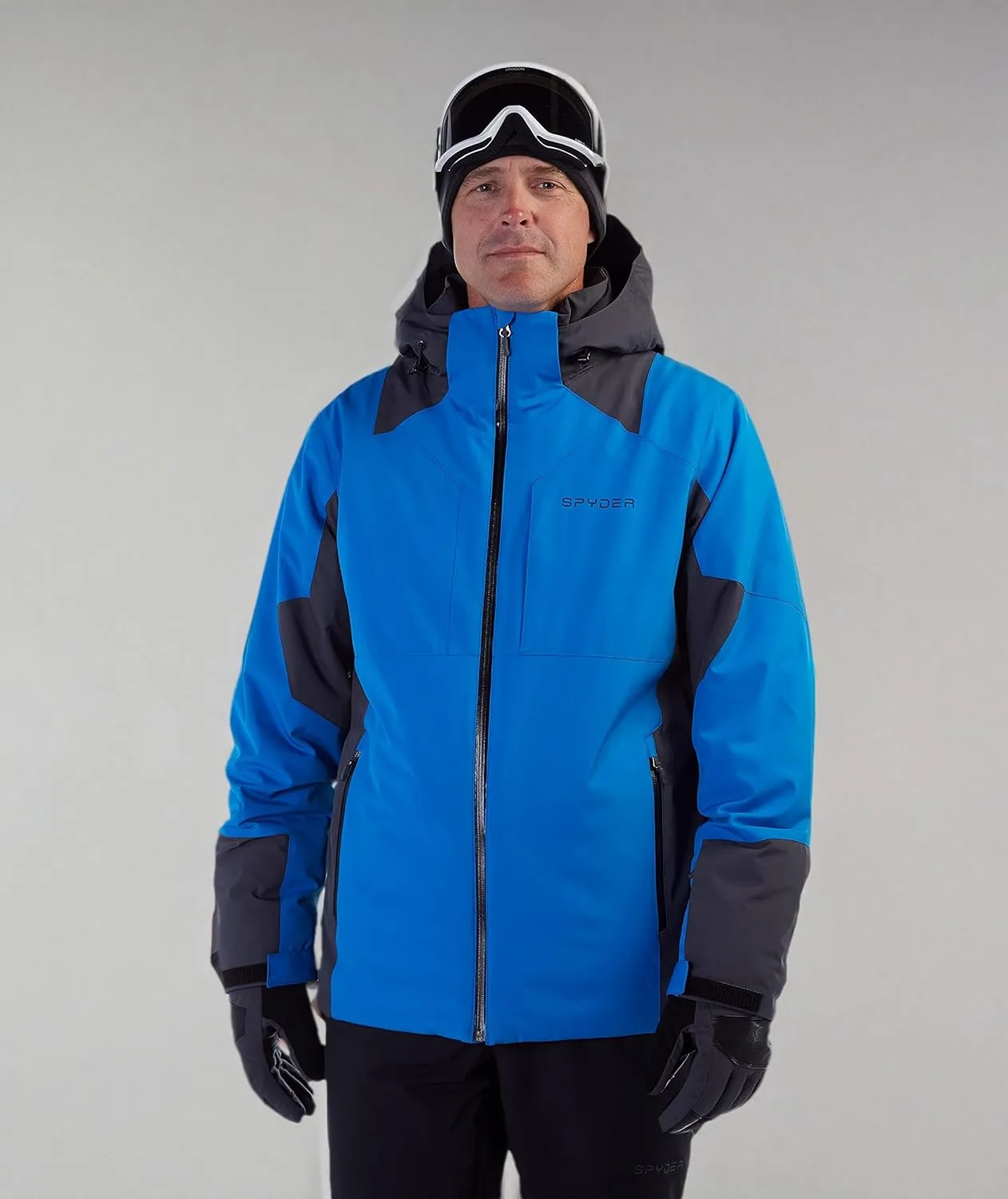 Spyder Men's Contact Insulated Ski Hooded Snow Jacket
