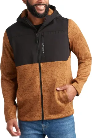 Spyder Men's Sweater Fleece Jacket - Lightweight Insulated Performance Full Zip Hooded Outdoor Jacket for Men (Sizes: S-XXL)