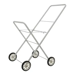 Standard Folding Laundry Steel Trolley Cart, Foldable Handcart  3 Year Warranty