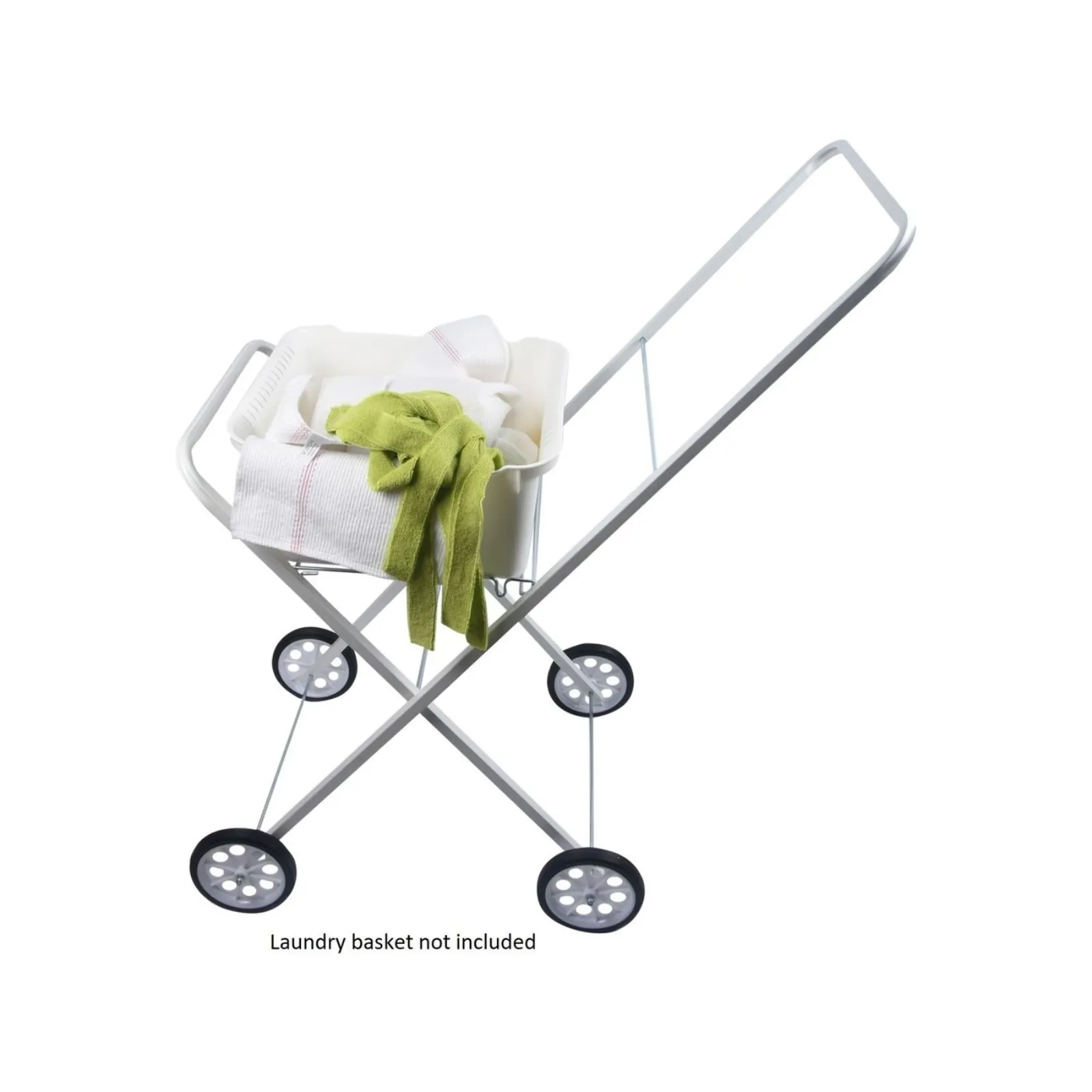Standard Folding Laundry Steel Trolley Cart, Foldable Handcart  3 Year Warranty