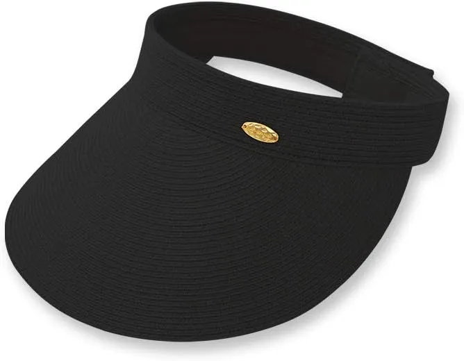 Straw Sun Visor Caps Roll Up Foldable Beach Hat Summer UV Protection UPF 50  for Outdoor Sports Activities