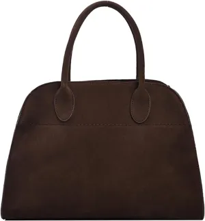 Suede Tote Bag for Women, Women's Suede Purse Vintage Top Handle Bag, Fashion Retro Shoulder Satchel Work Leather Bag