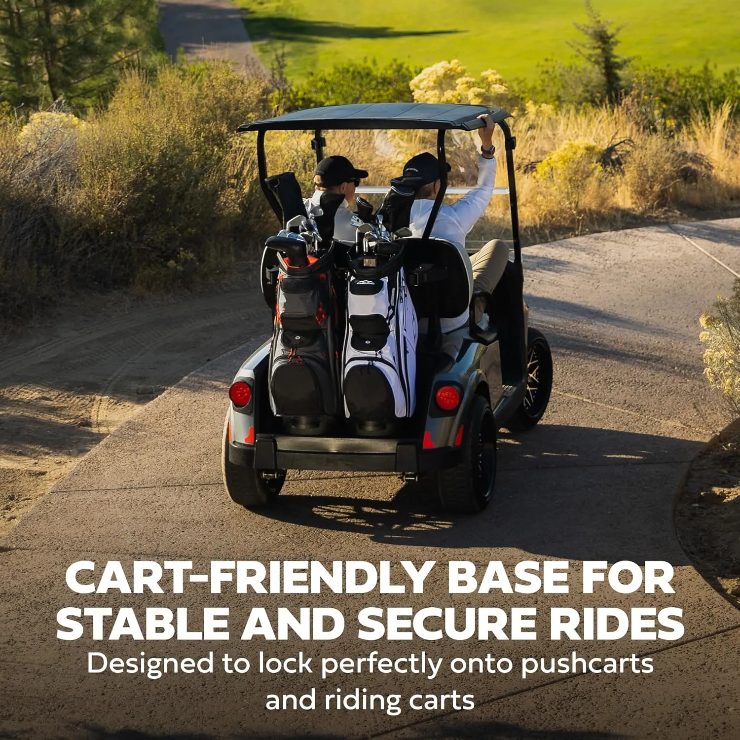 Sun Mountain 2025 Matchplay 14 Way Cart Bag - Durable Golf Cart Bag with a Fourteen-Way Top and Eleven Pockets for Spacious Storage - Matching Rain Hood Included