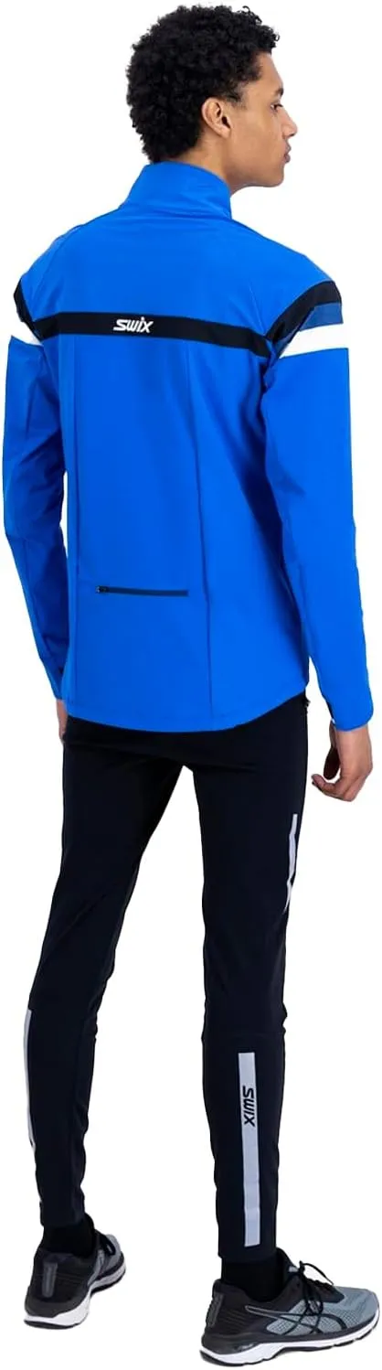 Swix Men's Focus Breathable Windproof Active Outdoor Cross Country Skiing Winter Sports Jacket