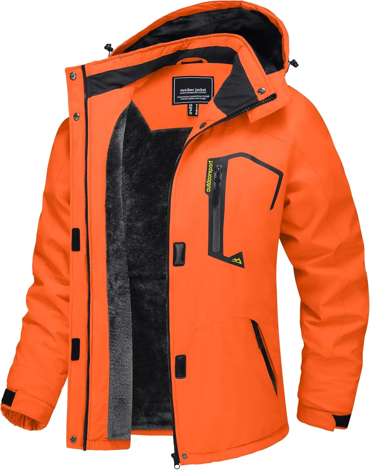 TACVASEN Women's Winter Jacket Waterproof Ski Jacket Hooded Fleece Lined Warm Snow Coat Mountain Windproof Rain Windbreaker