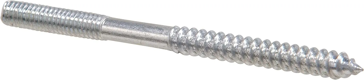 The Hillman Group 230360 Hanger Bolt, 3/8-Inch X 4-Inch, 50-Pack