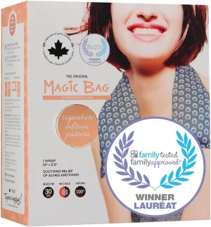 The Original Magic Bag Signature Edition Extended Compress, Hot/Cold Therapy for Neck and Lower Back Pain Relief, Cordless Hot Cold Compress, 46 x 13.5 cm (18.1" X 5.3")