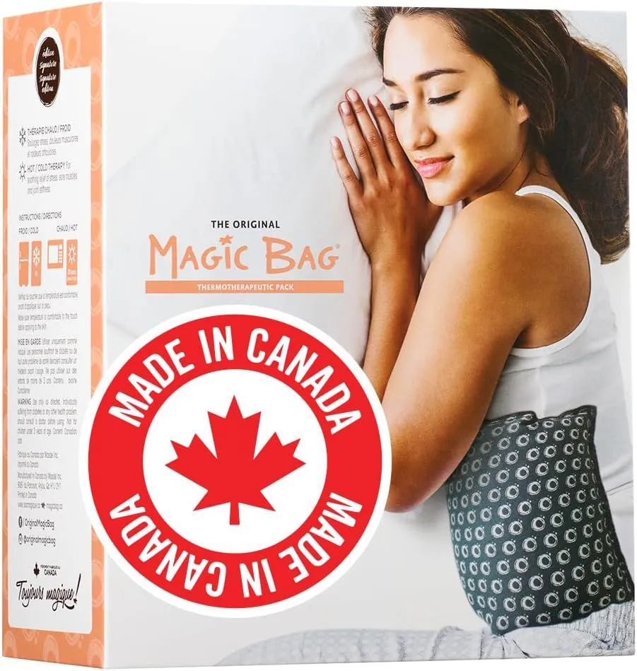 The Original Magic Bag Signature Edition Heating Compress, Hot/Cold Therapy for Stomach and Lower Back Pain Relief, Cordless Hot Cold Compress, 30.5 x 23 cm (12" x 9")