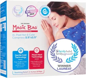 The Original Magic Bag X-Large Heating Compression, Hot/Cold Therapy for Back and Shoulder Pain Relief, Cordless Hot Cold Compress, 28 x 29 cm (11" x 11.5")