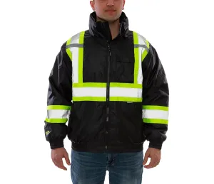 Tingley Bomber II J26123C High Visibility Insulated Jacket, Extra-Large, Black