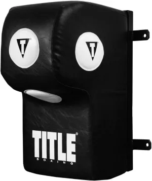 TITLE Boxing Wall Mount Menace Training Bag - Uppercut Bag, Specialty Punching Bag, Angle Punching Bag, Punching Bag, Heavy Bag, Hanging Punching Bag for Adults