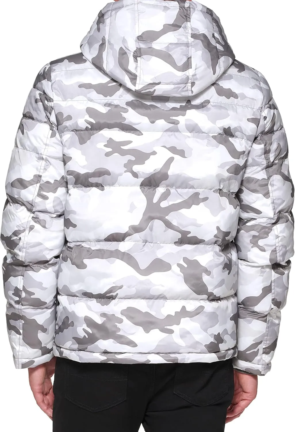 Tommy Hilfiger Men's Down Alternative Hooded Puffer Jacket (Standard and Big & Tall)