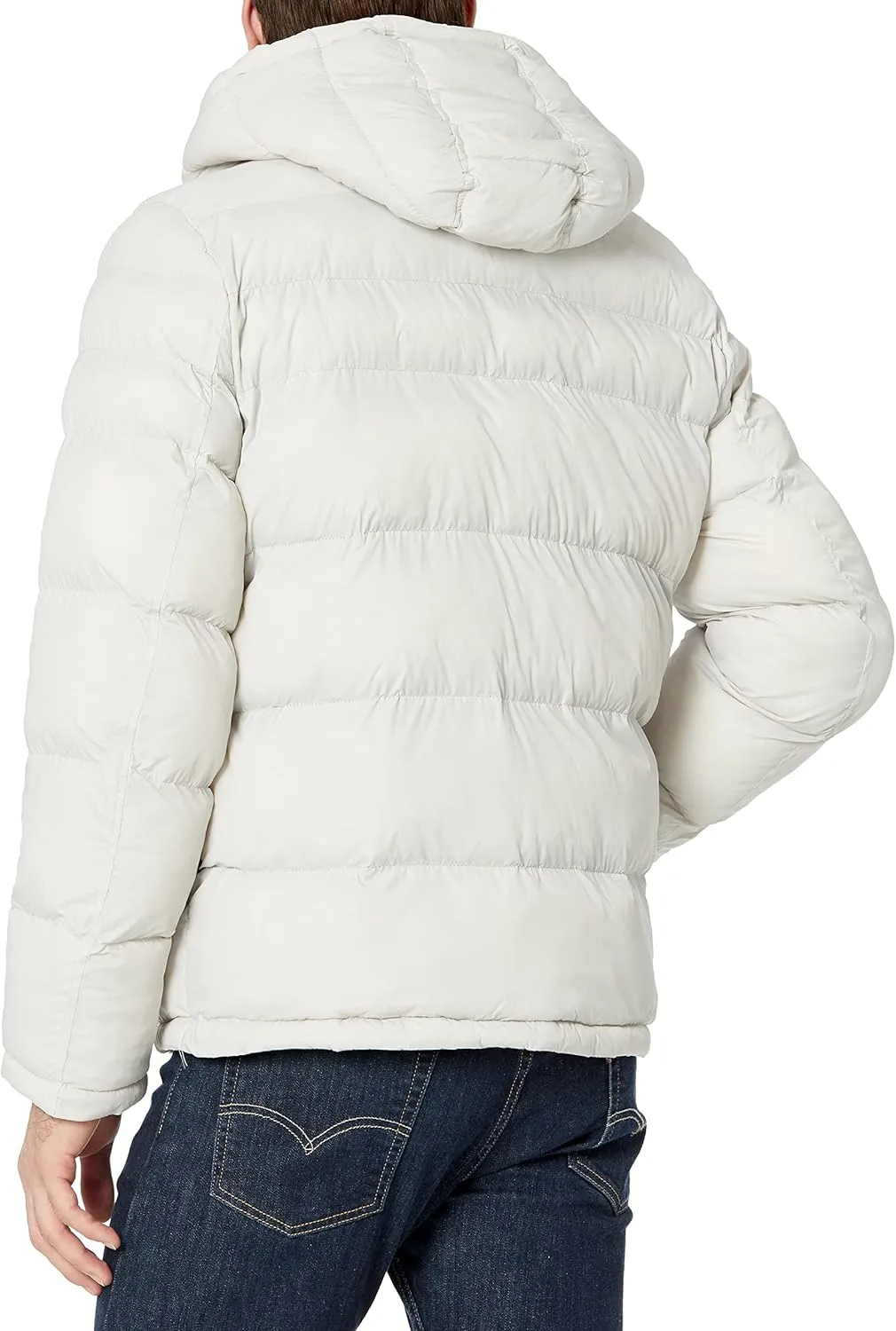 Tommy Hilfiger Men's Down Alternative Hooded Puffer Jacket (Standard and Big & Tall)