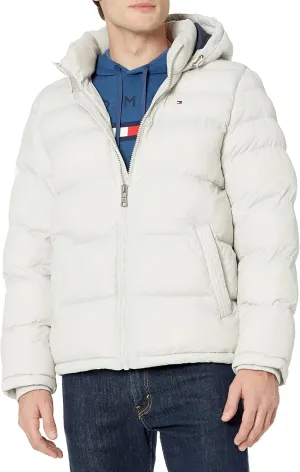 Tommy Hilfiger Men's Down Alternative Hooded Puffer Jacket (Standard and Big & Tall)