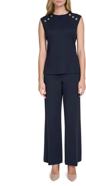 Tommy Hilfiger Women's Sleeveless Button Top