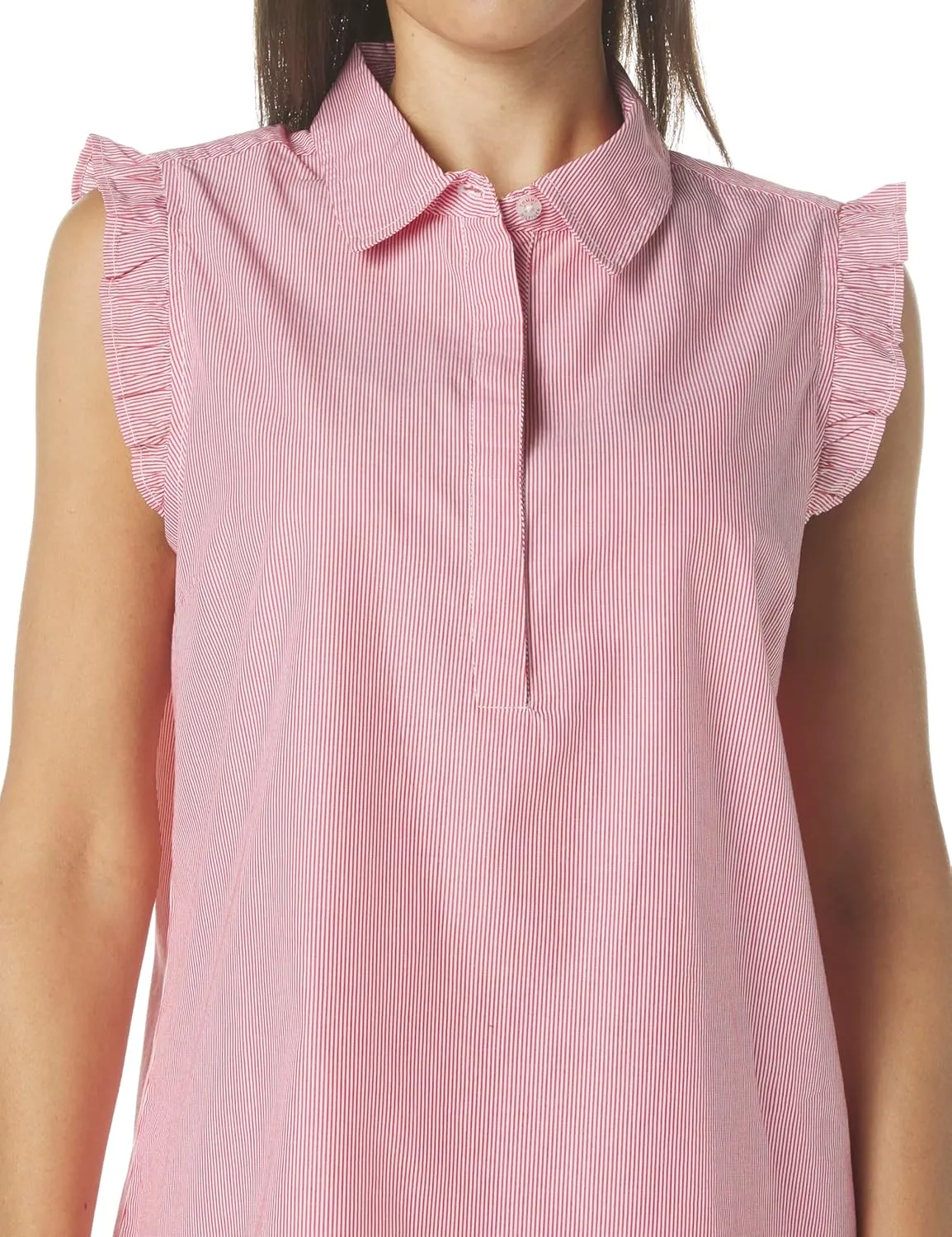 Tommy Hilfiger Women's Sleeveless Dot Popover Top