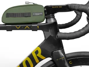 Top Tube Bag 8'' x 2'' x 3'' - Hunter Green | Waterproof, Secure & Stable – Universal Bike Storage with Versatile Mounting – Fits Essentials | Adventure-Ready Cycling Gear