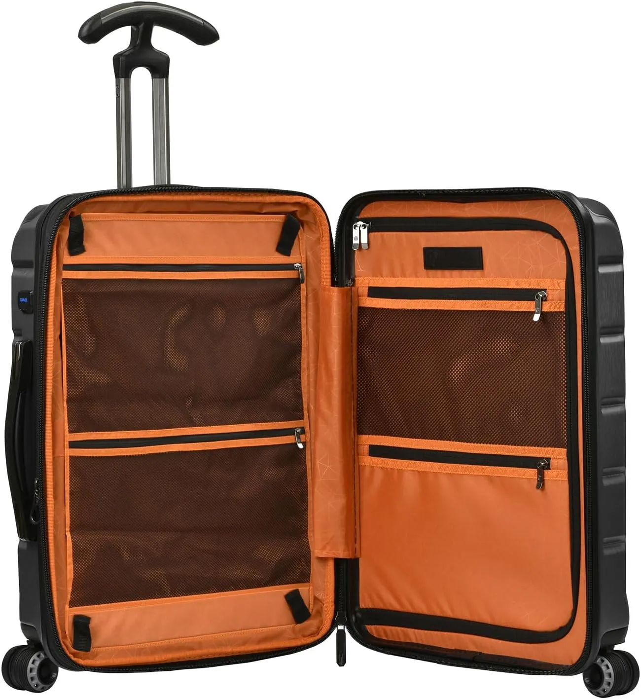 Traveler's Choice Silverwood II Hardside Expandable Spinner Luggage, Gray-Out of Stock, 21" Carry-On