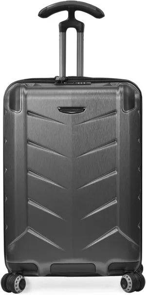Traveler's Choice Silverwood II Hardside Expandable Spinner Luggage, Gray-Out of Stock, 21" Carry-On