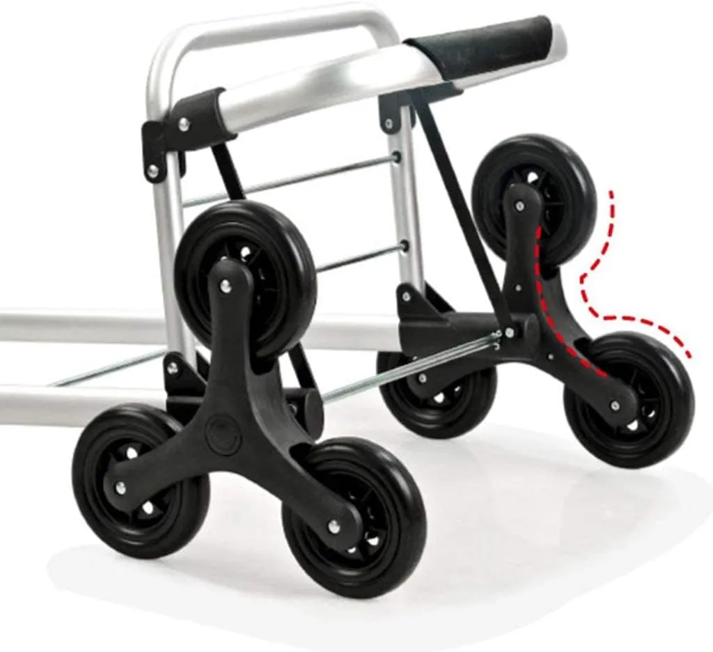 Trolley Black Home Shopping Cart Folding Portable Shopping Cart Travel Luggage Small Cart Elderly Trolley Car 60L