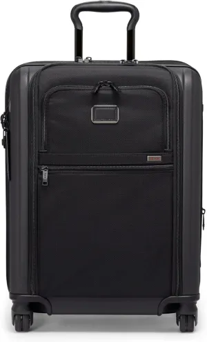 TUMI - Alpha Hybrid Continental Expandable 4 Wheeled Carry-On - Roller Bag for Extended Trips or Weekend Getaways - Carry-On Luggage with 4 Spinner Wheels - Travel Suitcase for Men & Women - Black