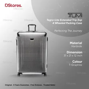 TUMI Tegra-Lite Extended Trip Exp 4 Wheeled Packing Case - T-Graphite