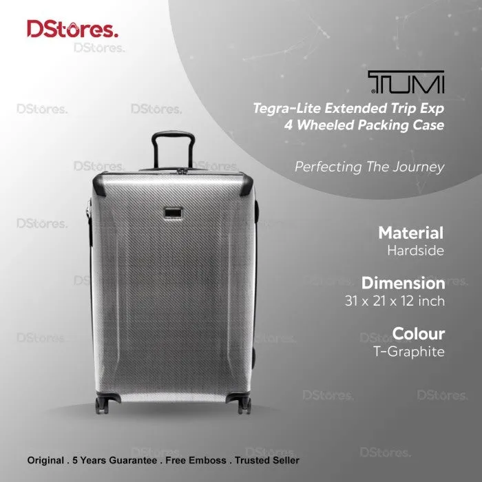 TUMI Tegra-Lite Extended Trip Exp 4 Wheeled Packing Case - T-Graphite